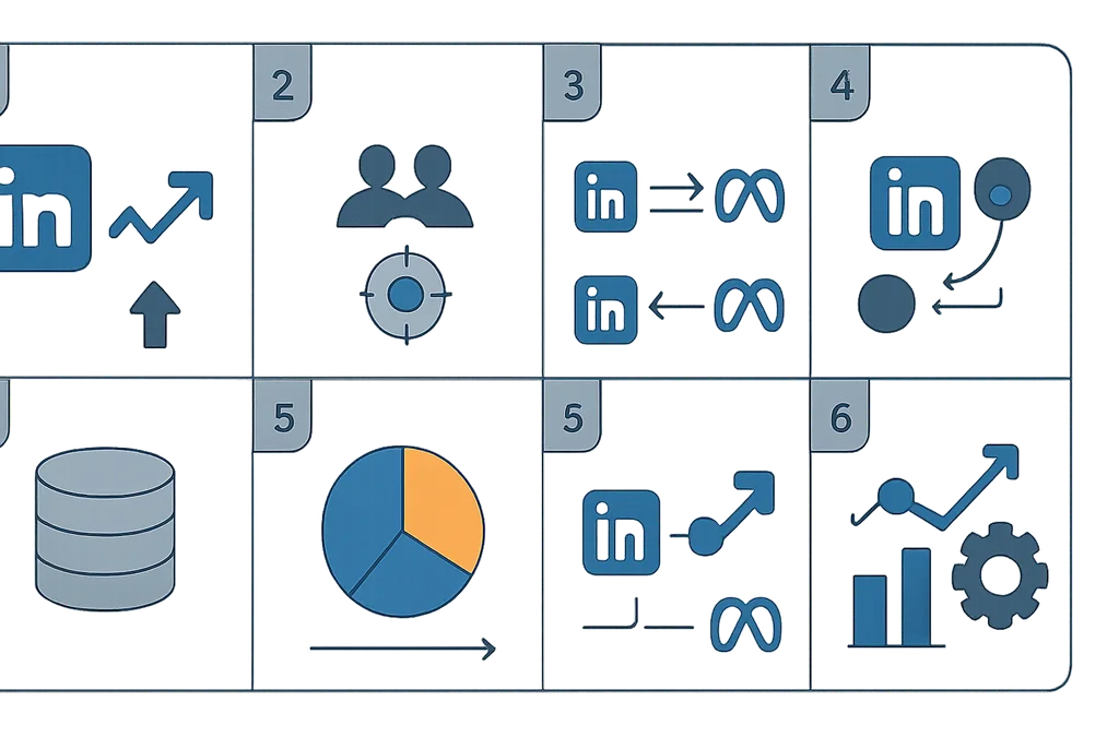 LinkedIn Meta integration: 6-steg processflöde för B2B plattformsstrategi